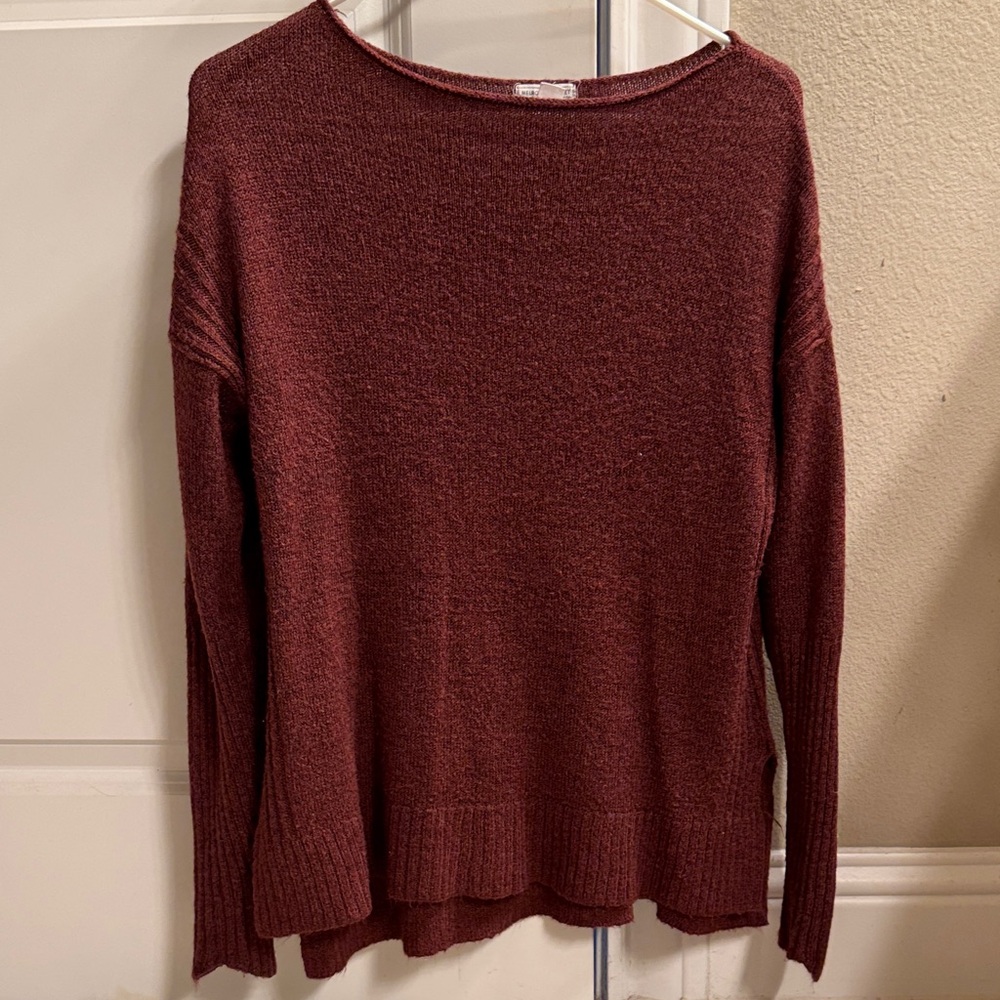 Women's Burgundy Sweater